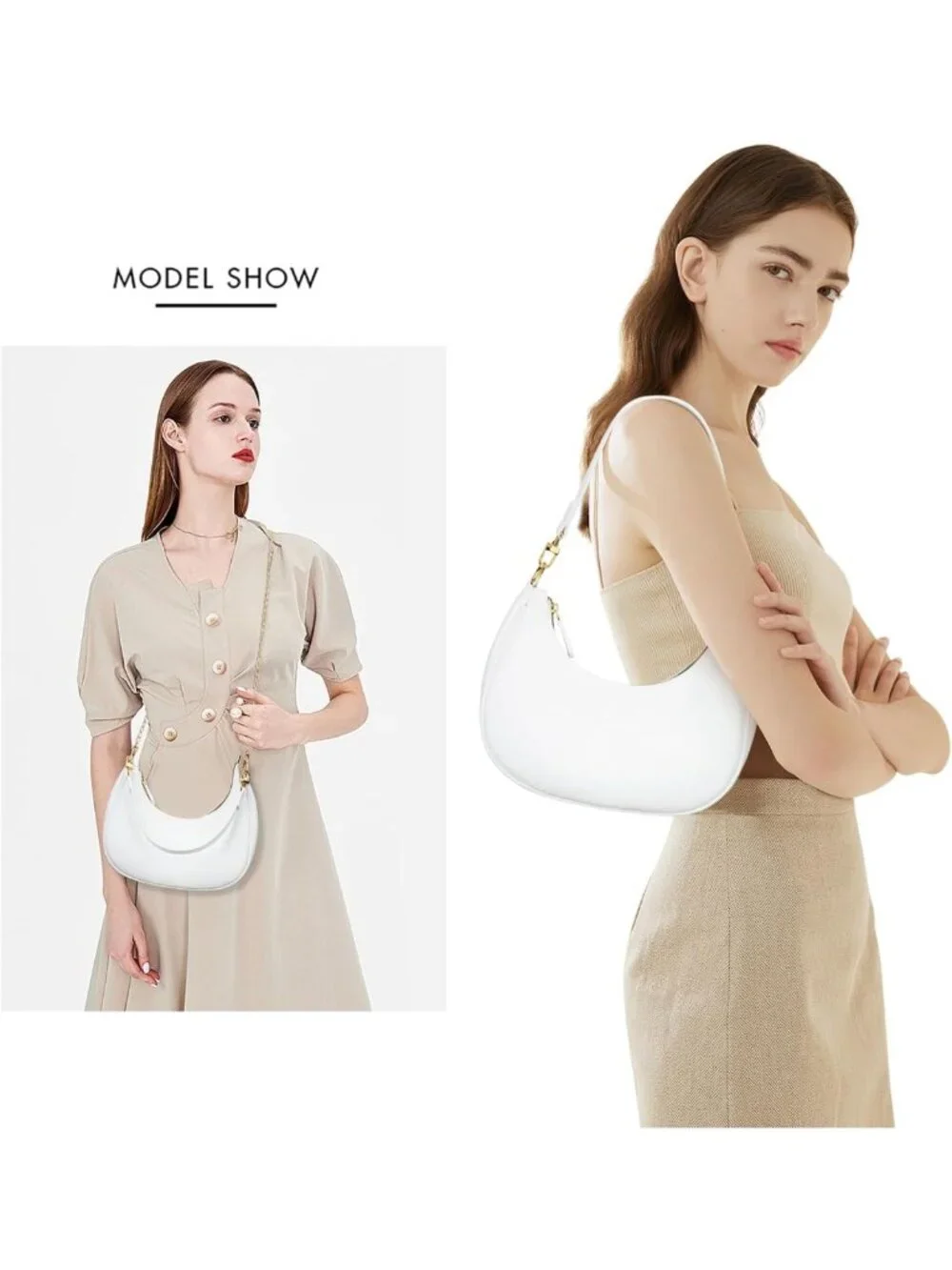 Chic Mini Shoulder Bag for Women | Cute Hobo Clutch Purse | Stylish Handbag